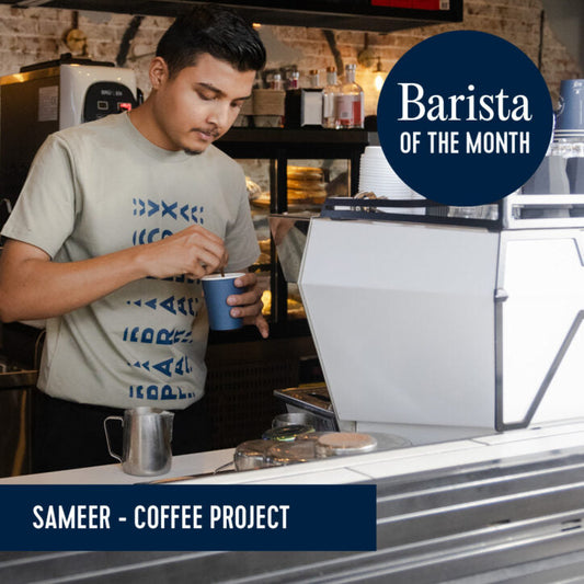 Barista of the Month - Sameer, Coffee Project - September 2024