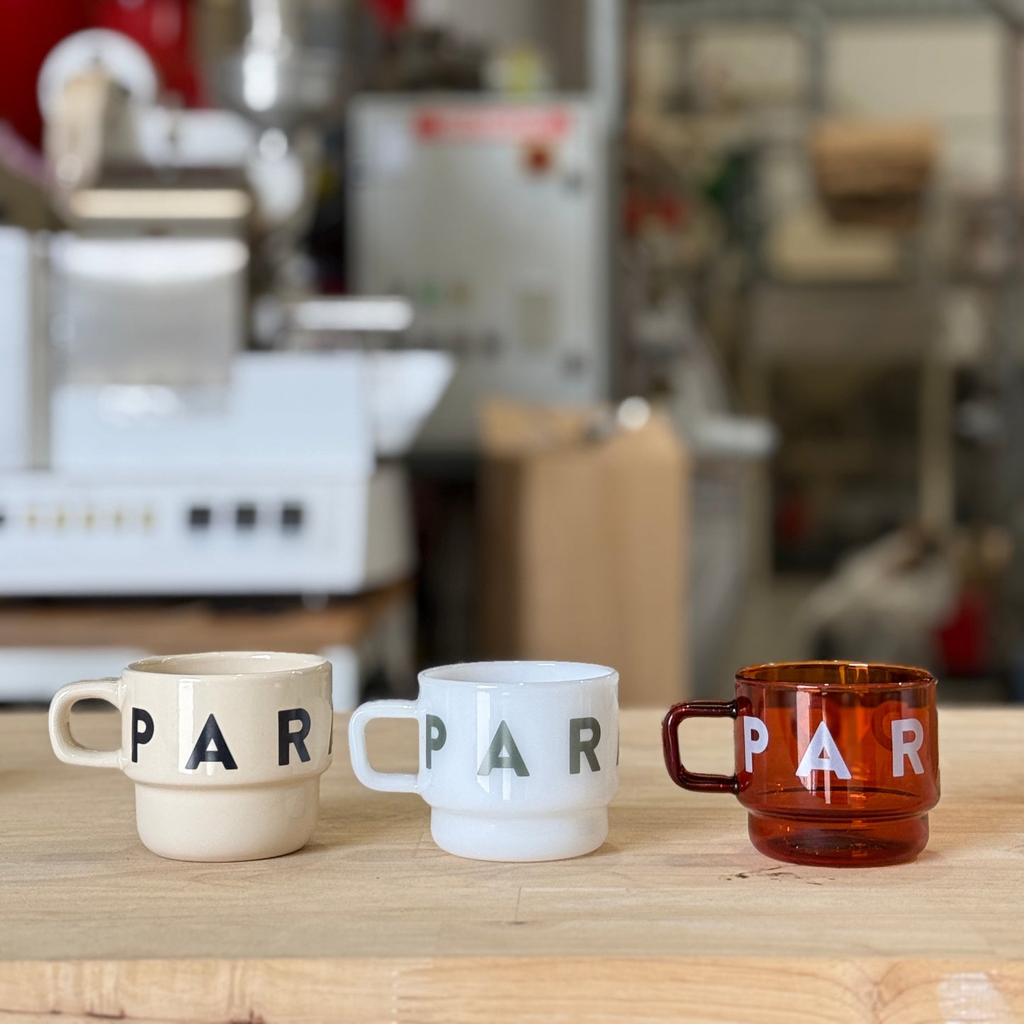 Paradox Stacker Mug – Amber (Glass)