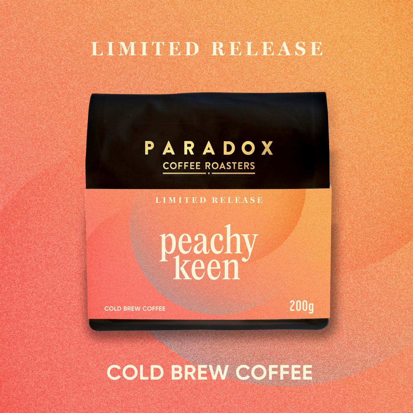 Peachy Keen Cold Brew Coffee