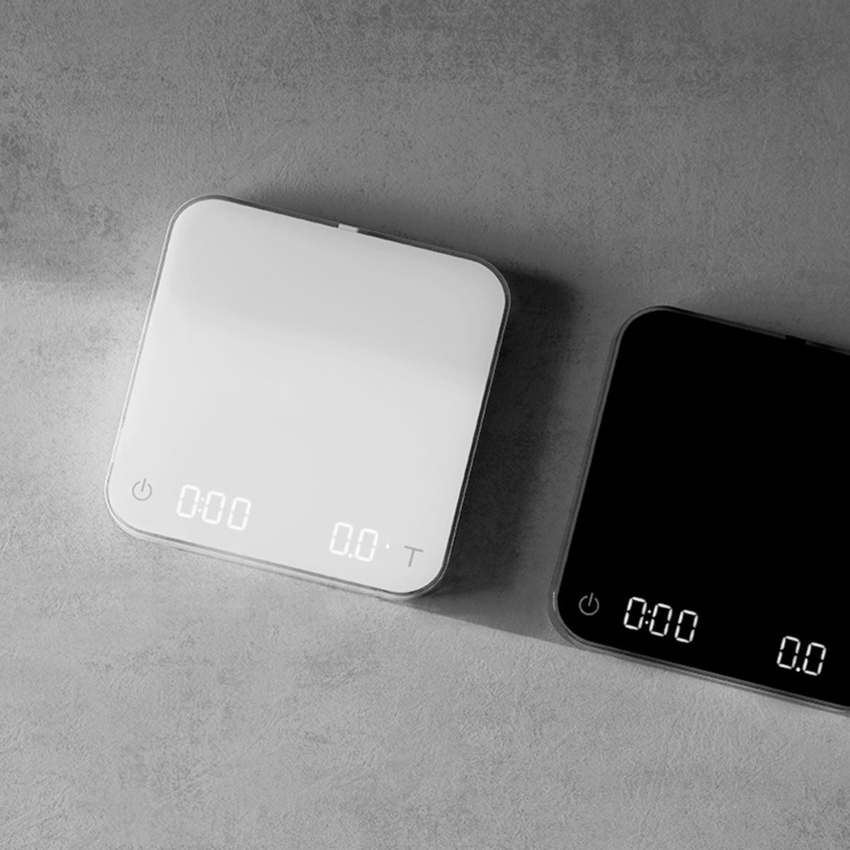 acaia pearl white and black