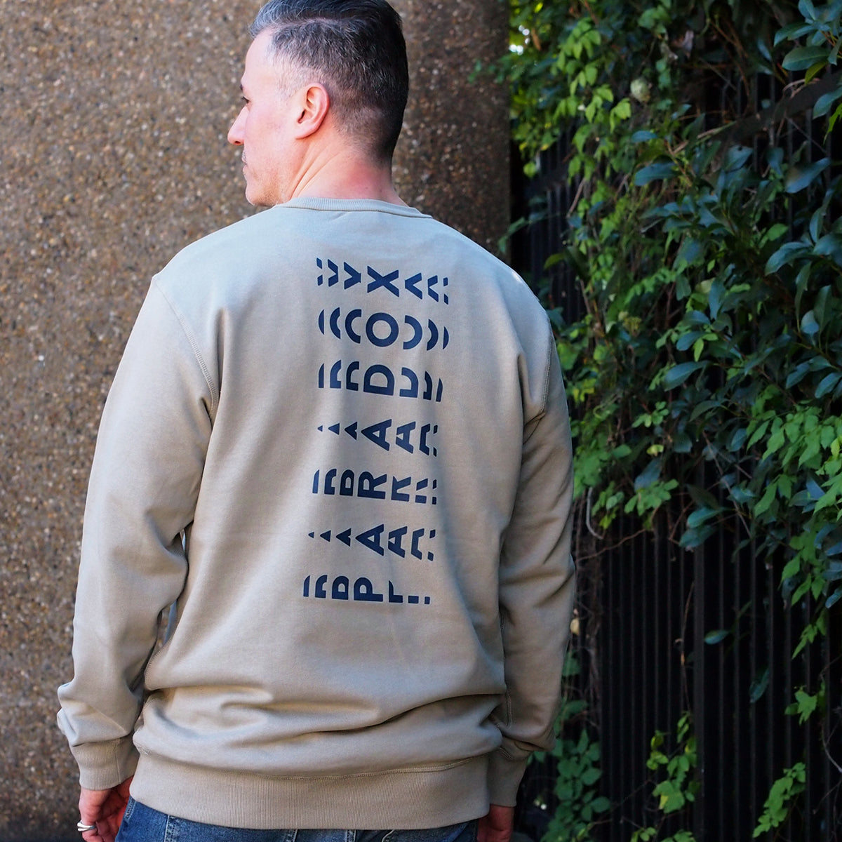 Paradox Kinetic Men's Crew Jumper - Eucalyptus