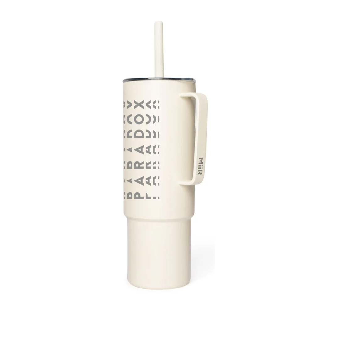 Paradox Kinetic Miir All Day Straw Cup 32oz - Sandstone White
