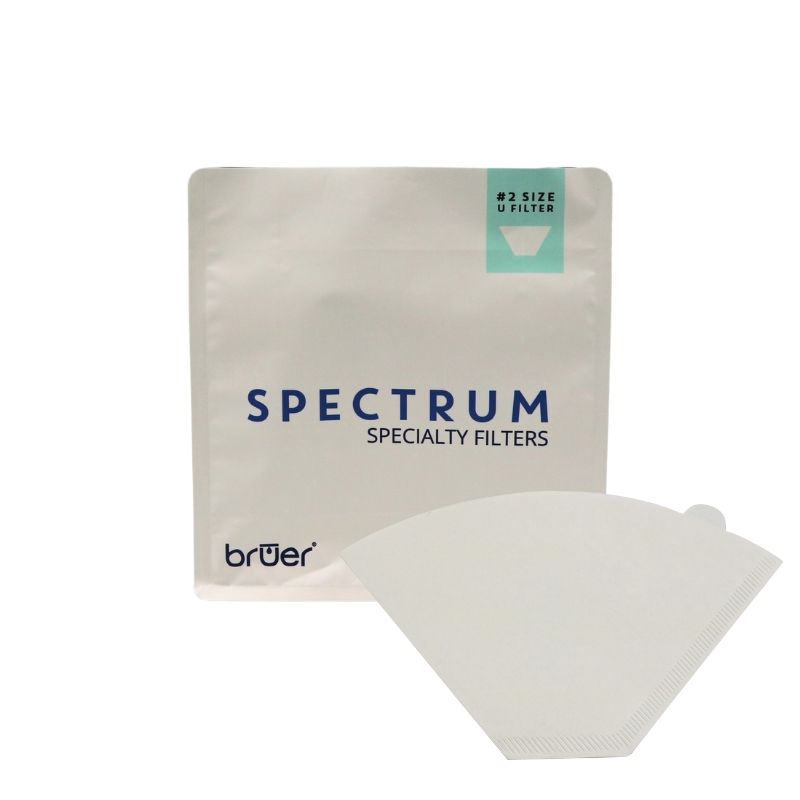 Filter Papers - Bruer Spectrum U Shape Paper Filter #2 - 100pk