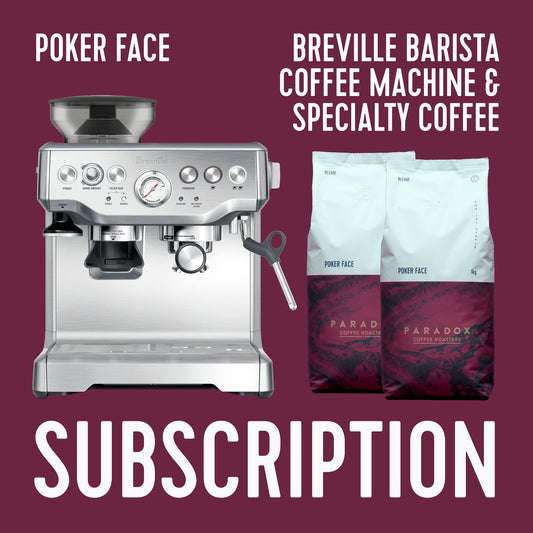 Breville Barista Coffee Machine & Poker Face Blend
