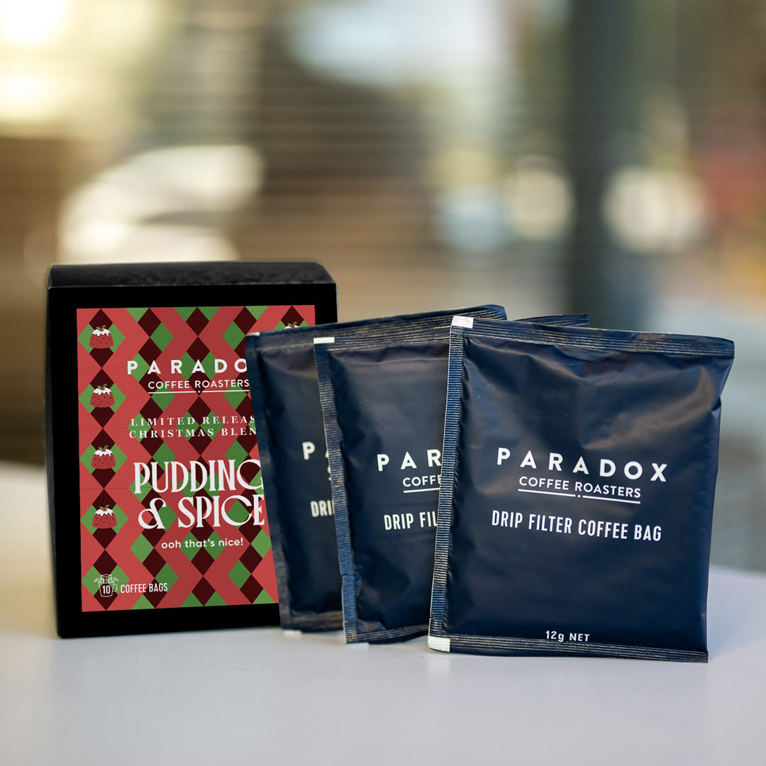 Limited Release Pudding & Spice Christmas Drip Filter Coffee bags (1 x 10pack)