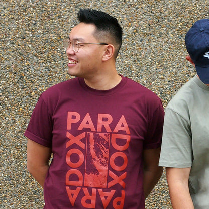 Paradox Box Tee - Burgundy