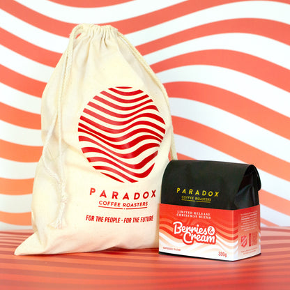 Berries & Cream Christmas Bag + Coffee Kit