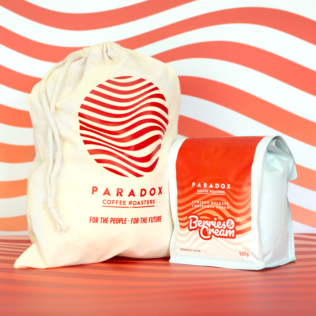 Berries & Cream Christmas Bag + Coffee Kit