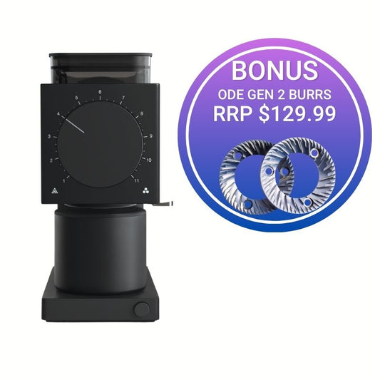 Fellow Ode Brew Grinder Gen 1 (Black) & Brew Burr Bundle